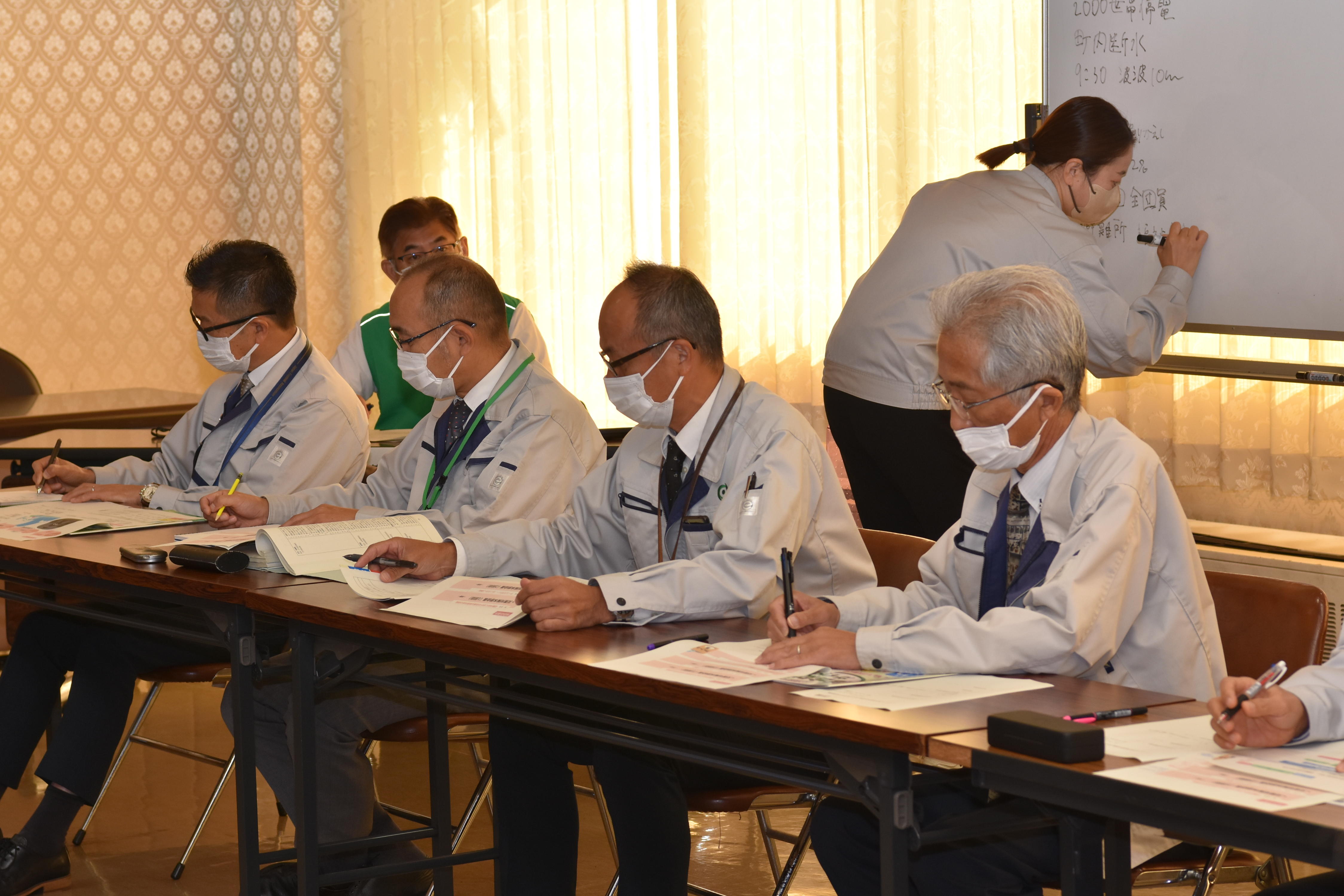 災害対策本部設置訓練を行いました｜楢葉町公式ホームページ